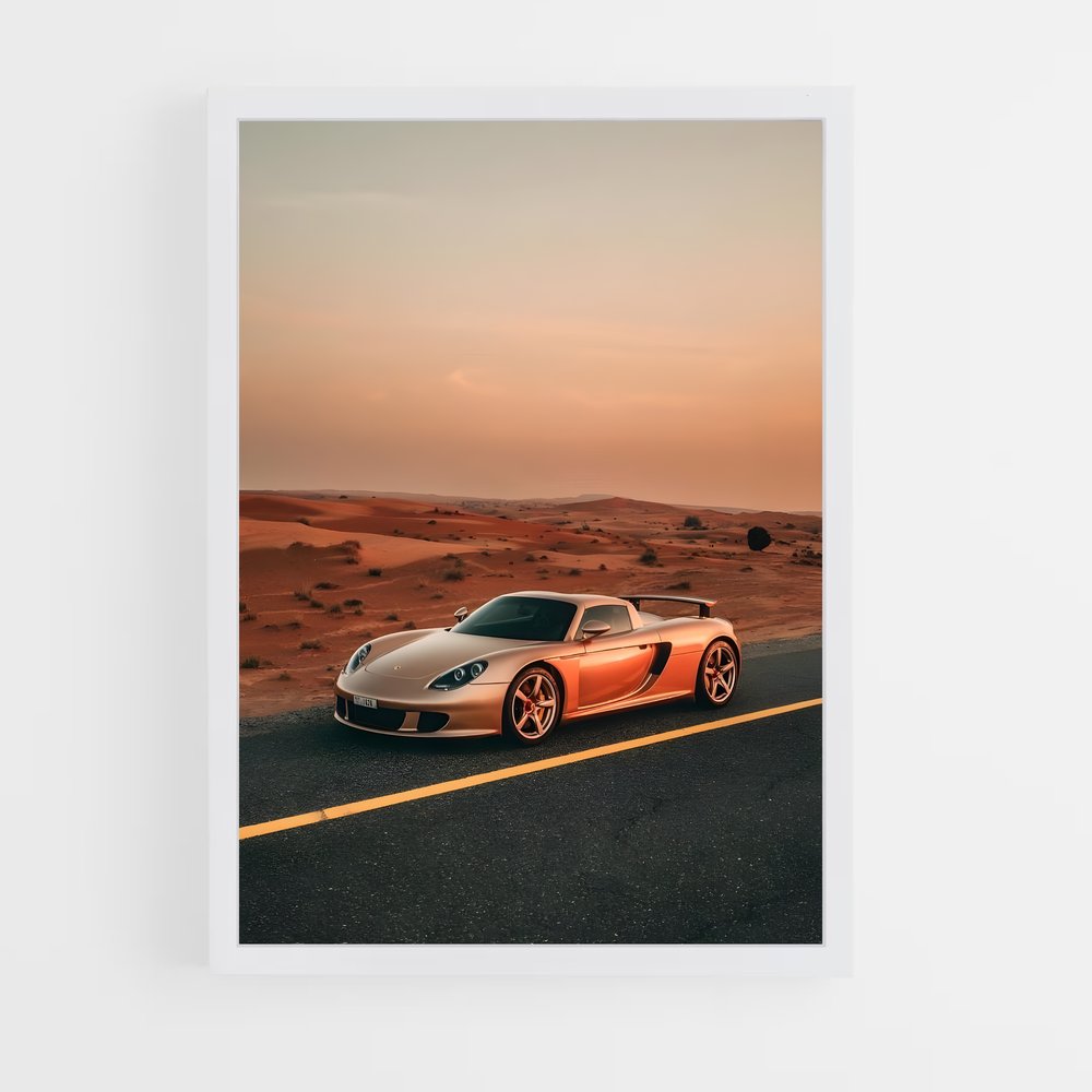 Poster superbe Carrera GT – affiche Porsche (vue 3)